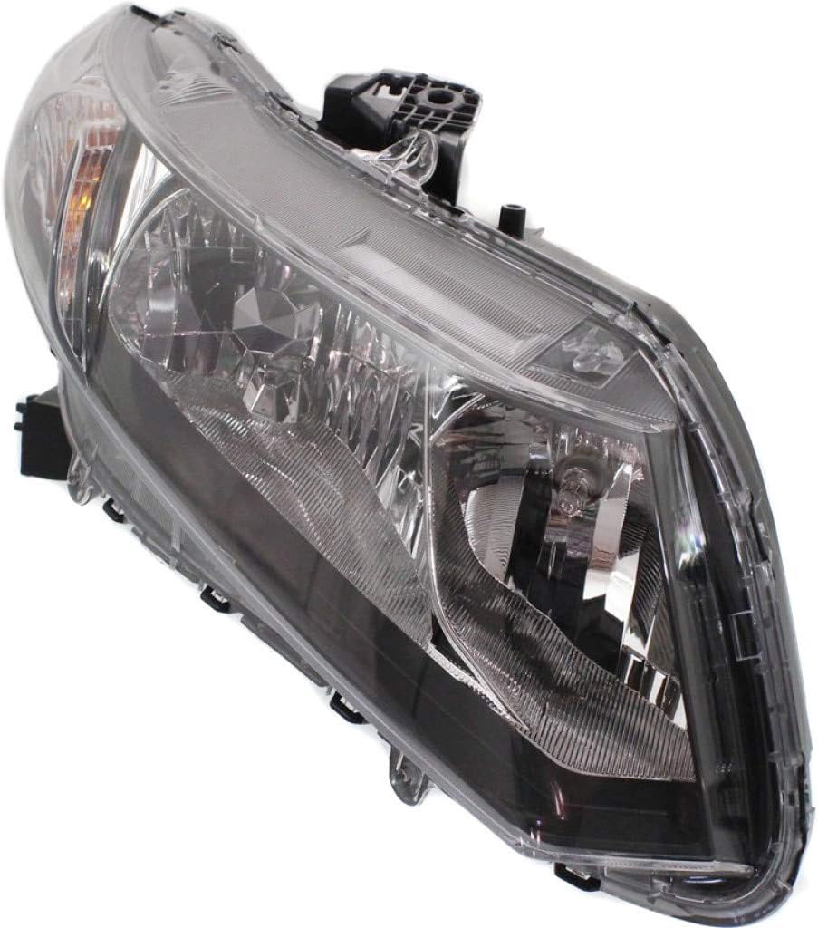 Honda Civic Headlight Assembly 2013 2014 2015 Pair P5912