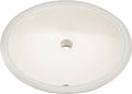 Oval Undermount Sink in Biscuit B4529