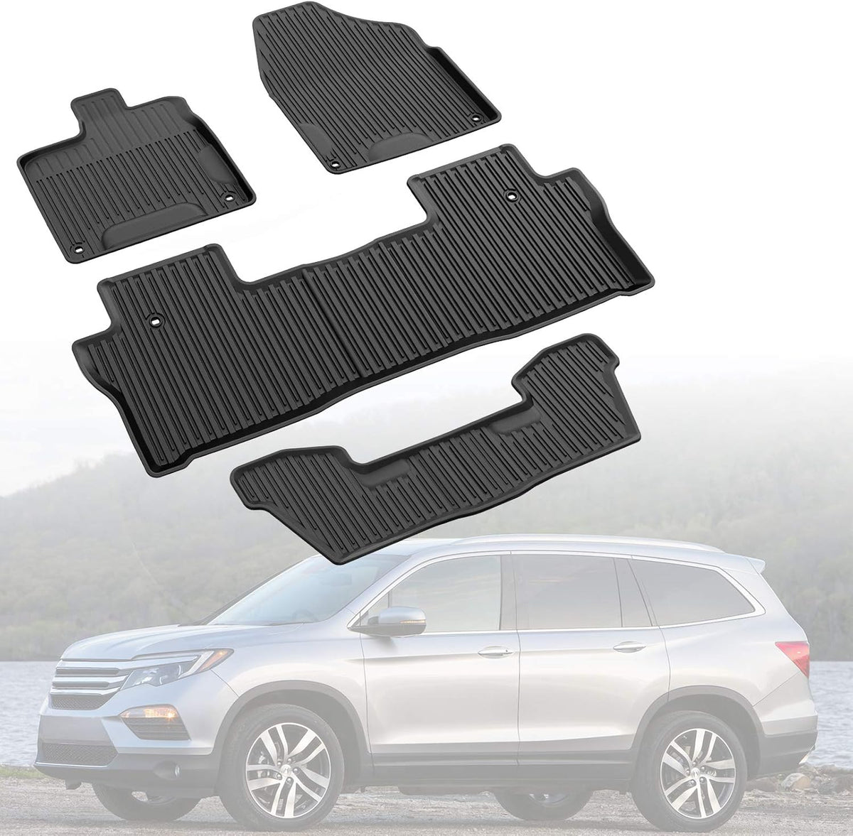 Black All Weather Cargo Trunk Liner Z606