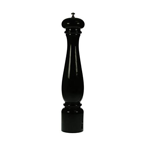 Black Lacquered Wood Salt Mill O1801