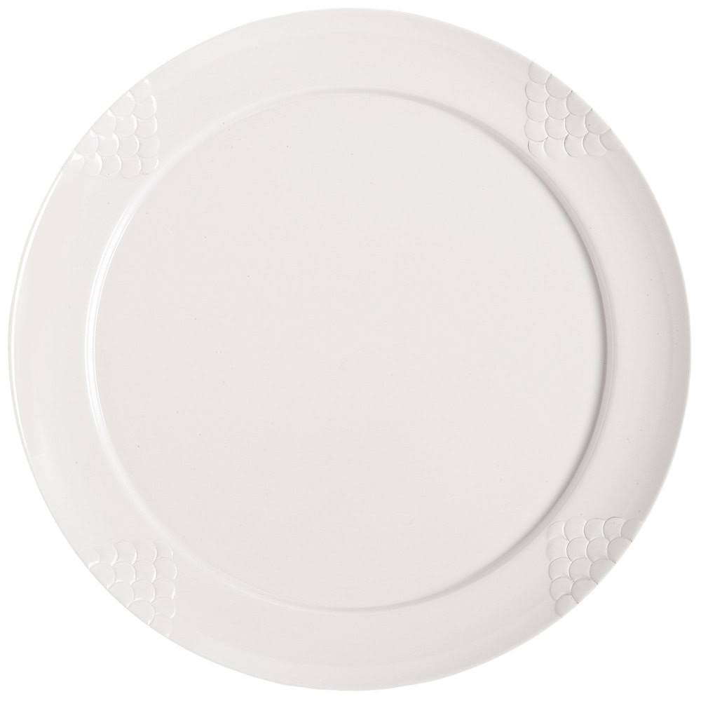 White Sonoma Melamine Plate - 6/Case R9562