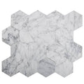 Carrara Natural Stone Peel & Stick Mosaic Tile Z8770