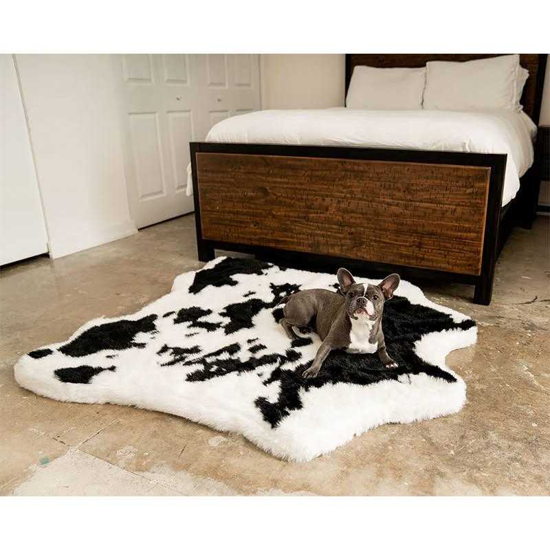 Animal Print Memory Foam Dog Bed O75933