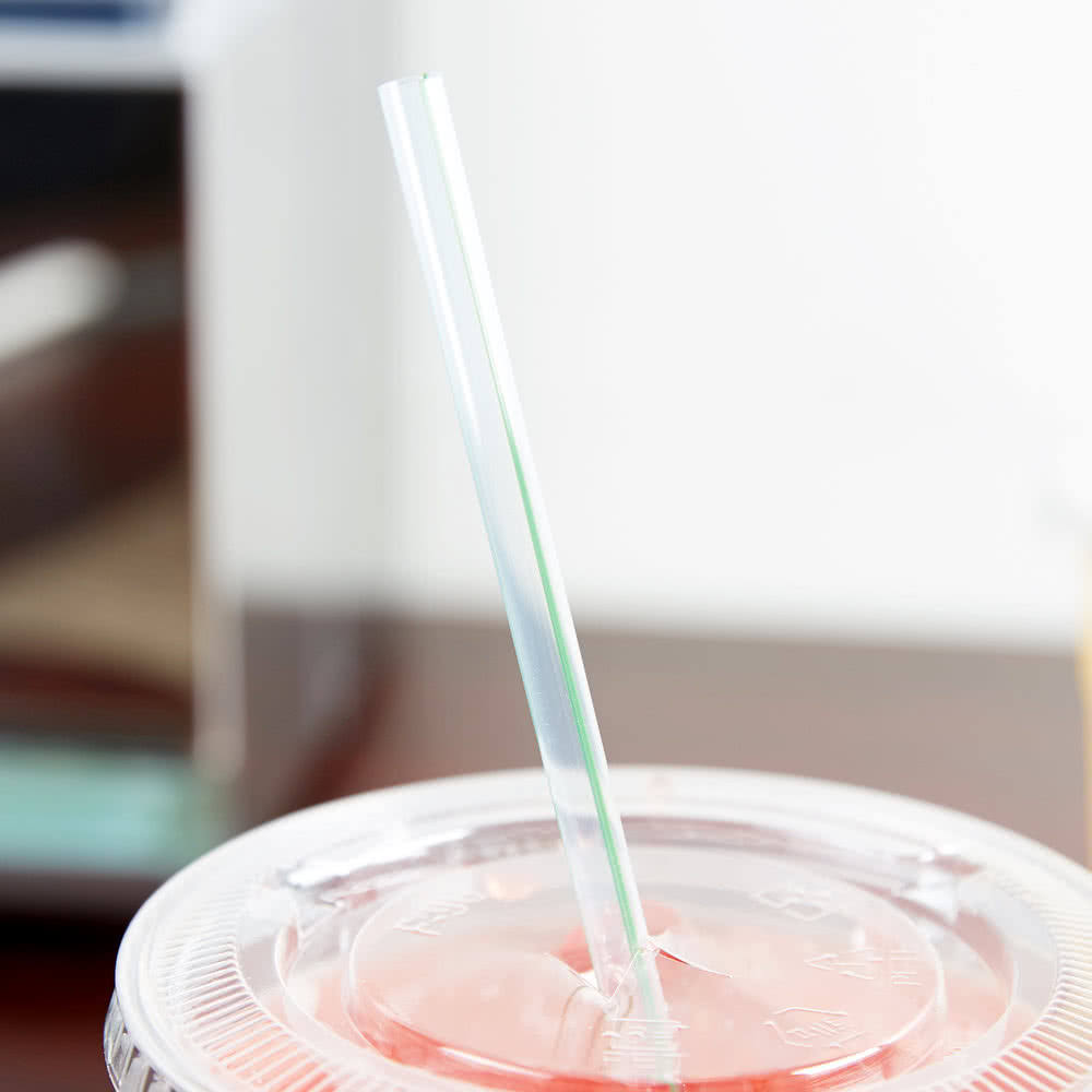 7.75x22 Clear Straw, 9,600-ct. Case L471