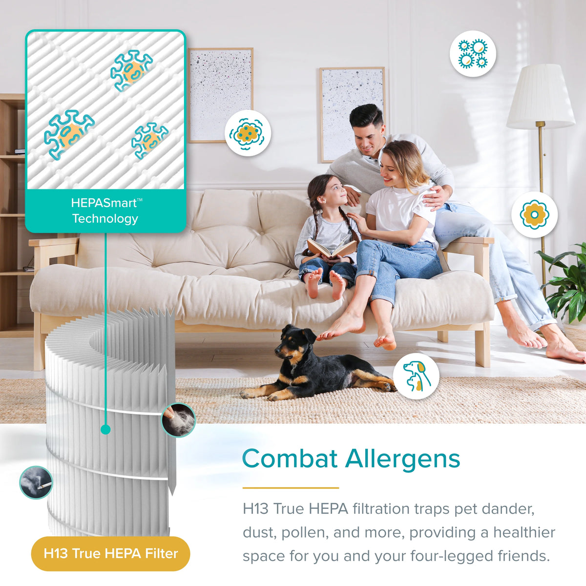 White True HEPA Air Purifier H5247