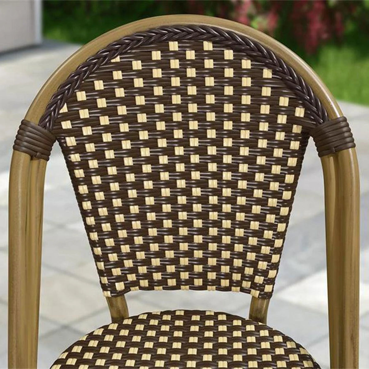 Set of 2 Wicker Dining Chairs B83006