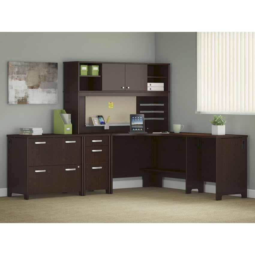 Mocha Cherry 2-Drawer Lateral File Cabinet Q848