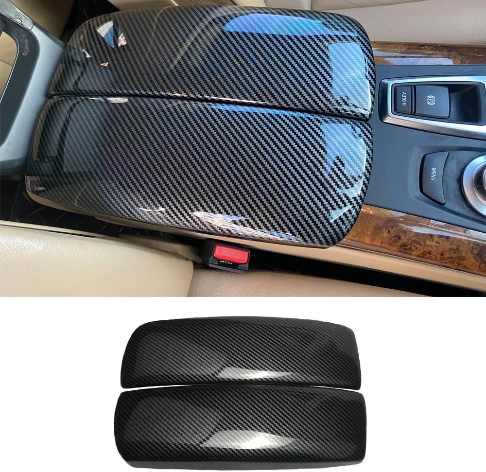 Carbon Fiber Color Car Center Armrest Box Cover B12650