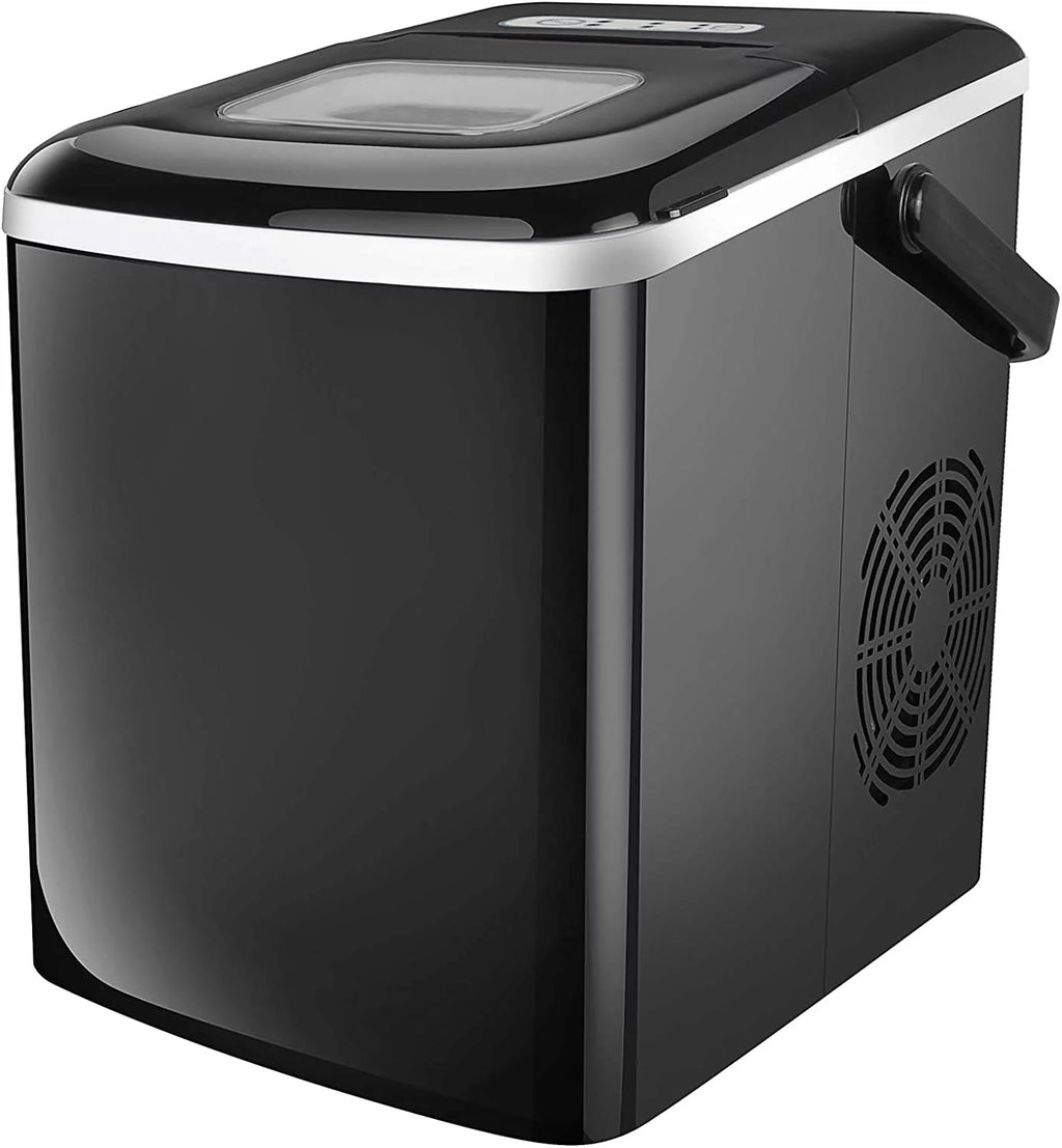 Portable Ice Maker 9 Cubes 26lbs 2 Ice Cube Sizes M2417