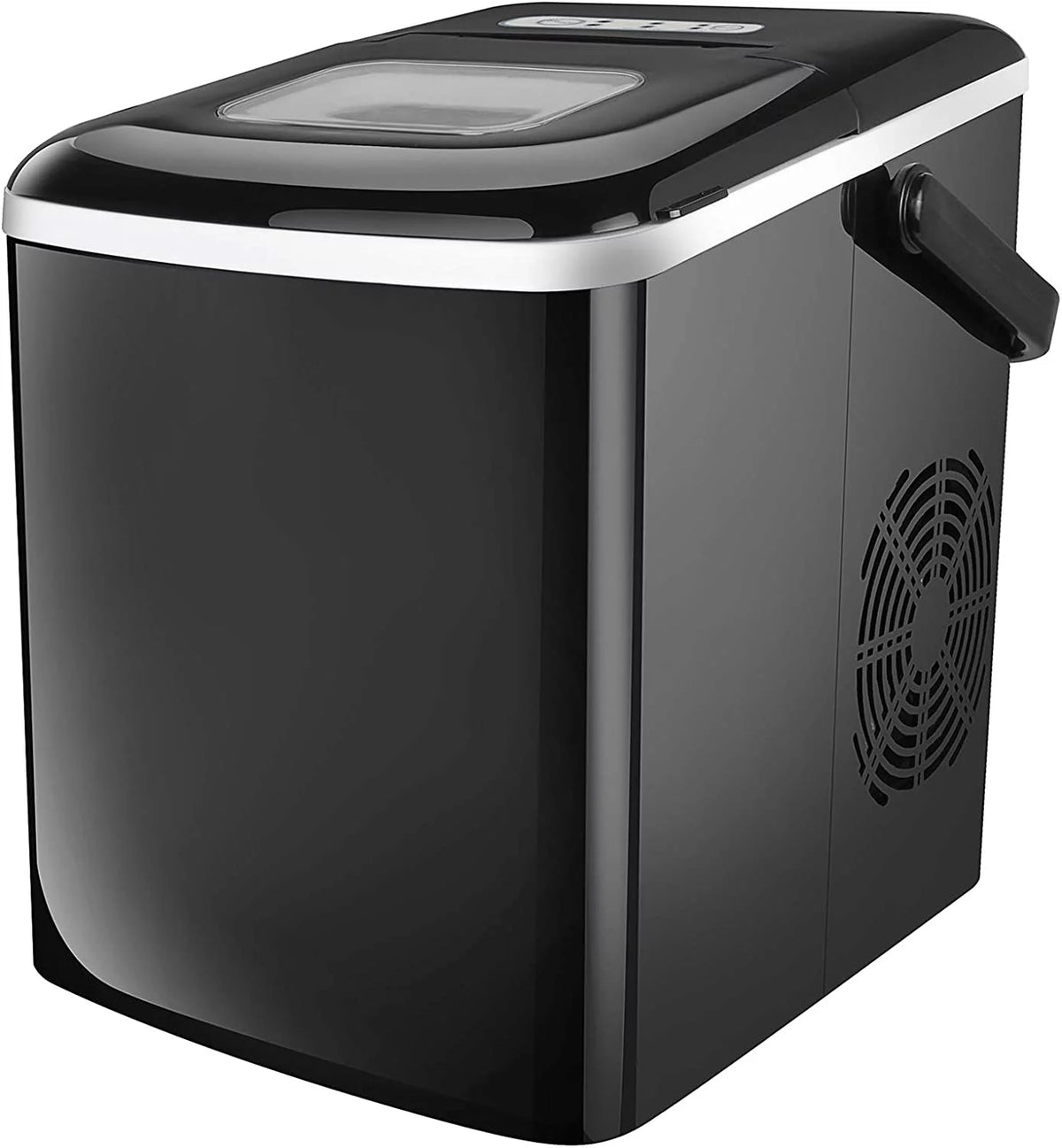 Portable Ice Maker 9 Cubes 26lbs 2 Ice Cube Sizes M2417