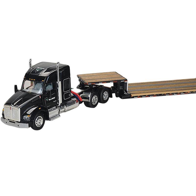 1:64 Diecast Model Tractor Truck with Lowboy Trailer N54123