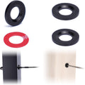 20Pack Cable Railing Kit Black Protector Sleeve Adhesive Grommet for 1/8 5/32 3/16 Wire Rope Wood Metal Posts T316 Stainless Steel T692680