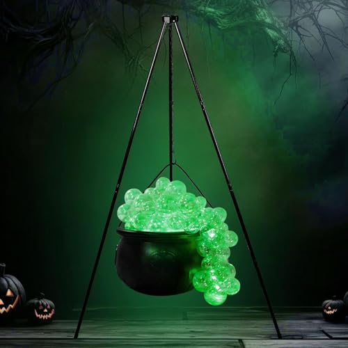 4.5FT Light-up Witch Cauldron on Tripod N4987