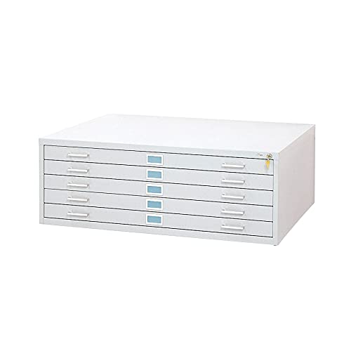 White Flat File Closed Base U85128