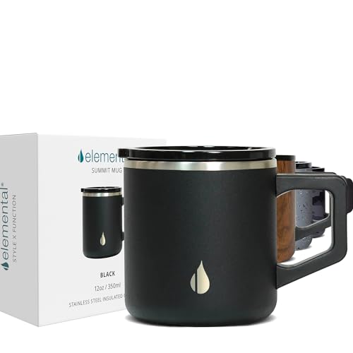 16oz Triple Wall Stainless Steel Insulated Coffee Mug with Lid W978