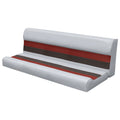White Navy Blue Boat Bench Seat and Backrest Cushion Set U10679
