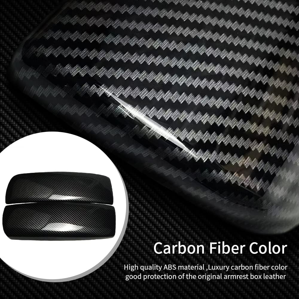 Carbon Fiber Color Car Center Armrest Box Cover B12650