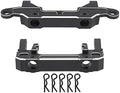 Metal Front & Rear Bumper Mount Servo Mount Stand for 1/6 RC Crawler Car Upgrades Parts Accessories Pack of 2 X627