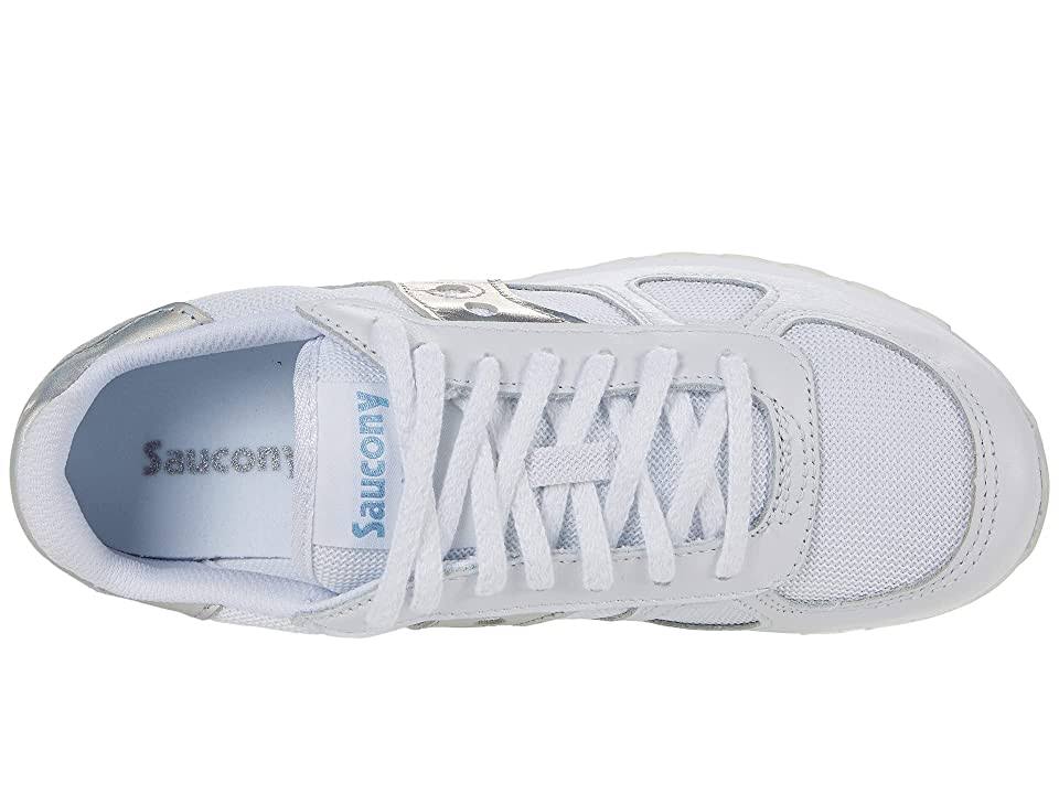 White Iridescent Saucony Shadow Original B336