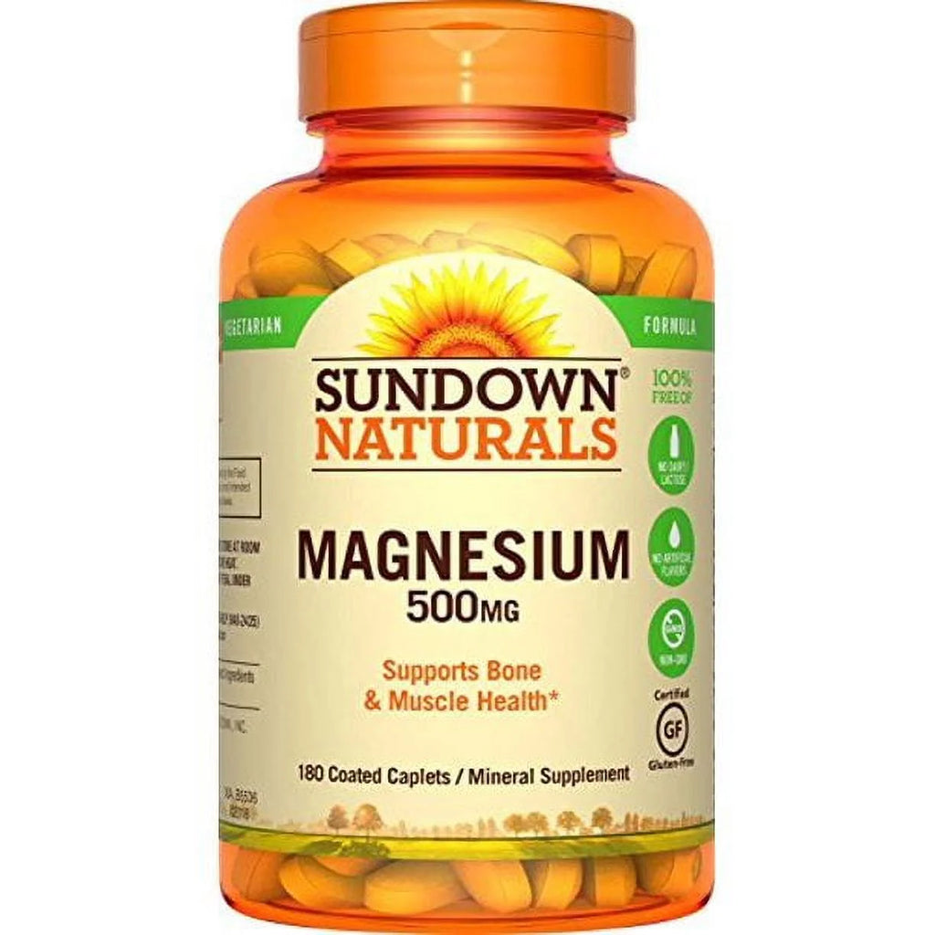 Magnesium 500 mg 6 Pack 180 Caplets C552
