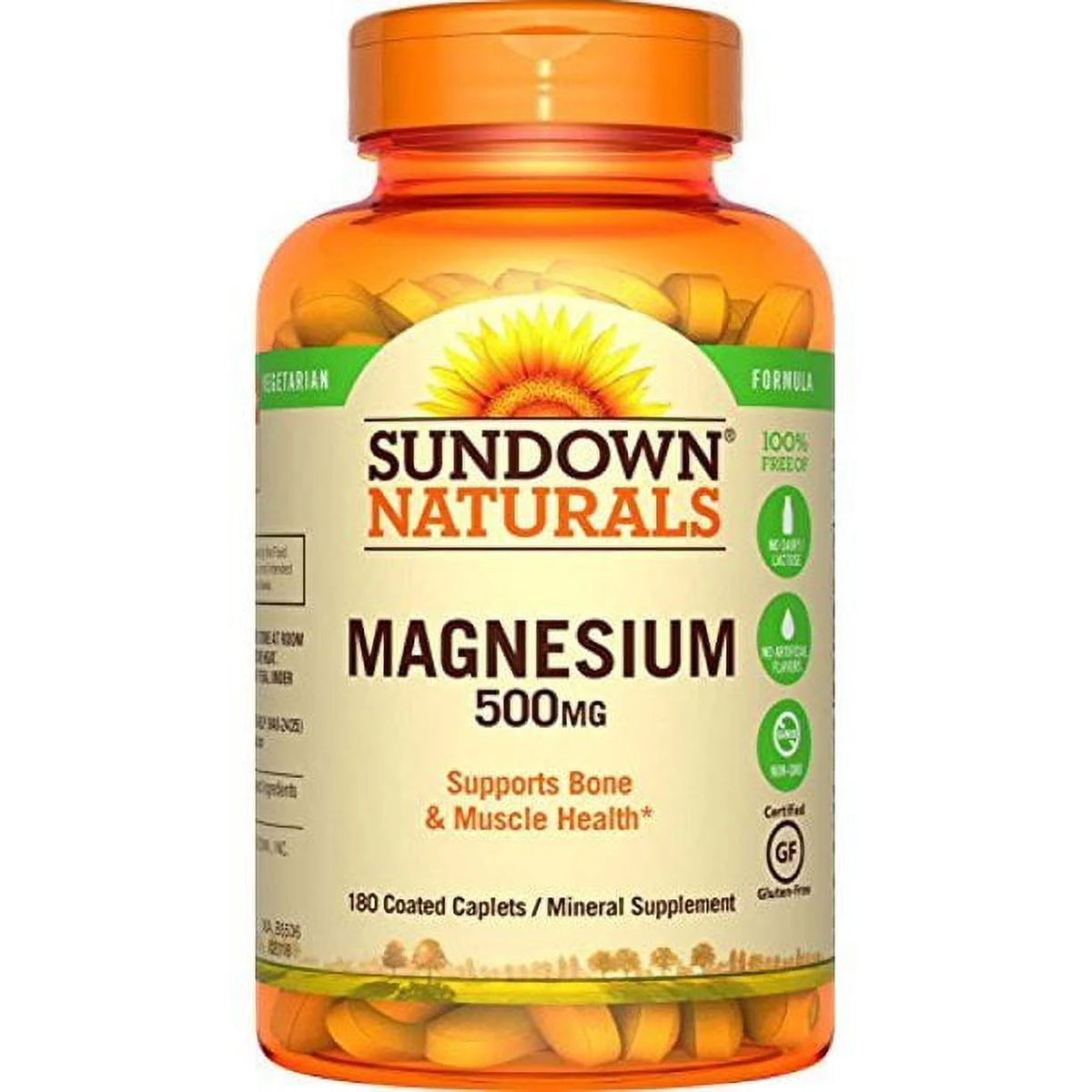 Magnesium 500 mg 6 Pack 180 Caplets C552