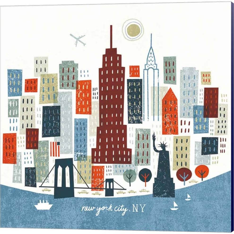 2 Piece Canvas Art Set Each 14 x 14 B94691