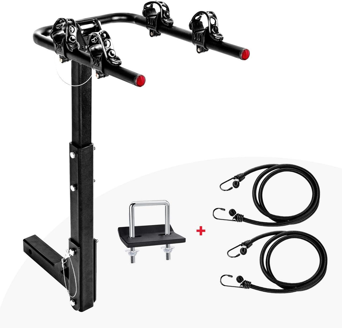 2 Bike Platform Hitch Mount Foldable Rack T313926