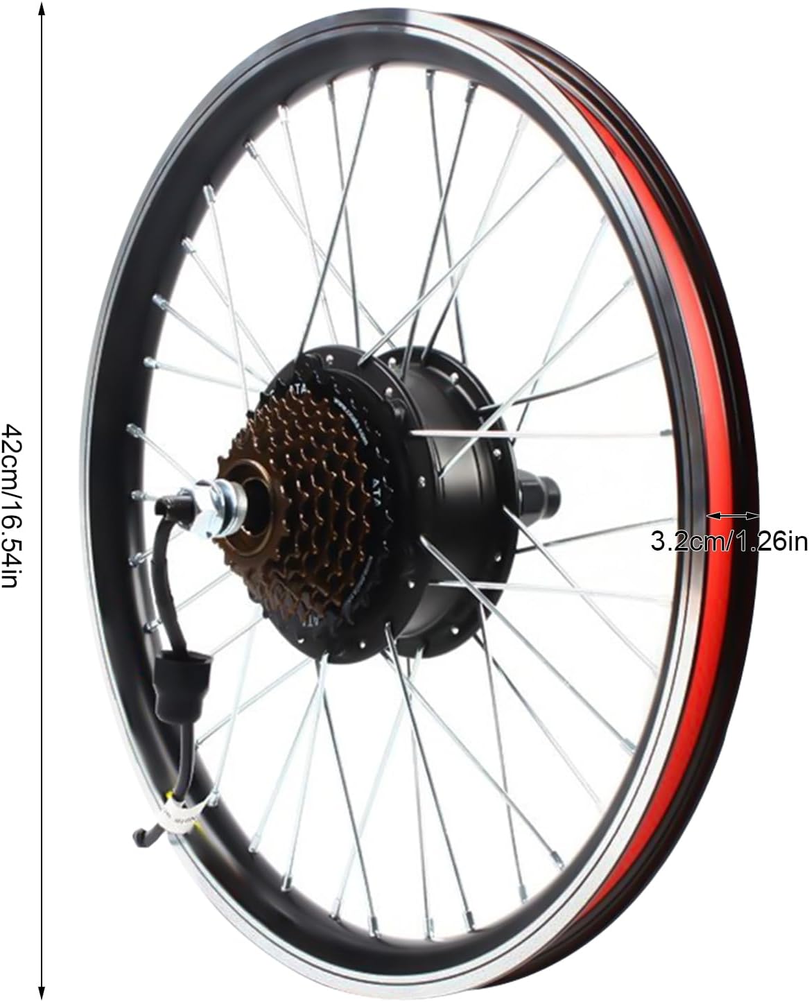 48V 1000W 36V 250W Rear Wheel Electric Bicycle Motor Kit K633894