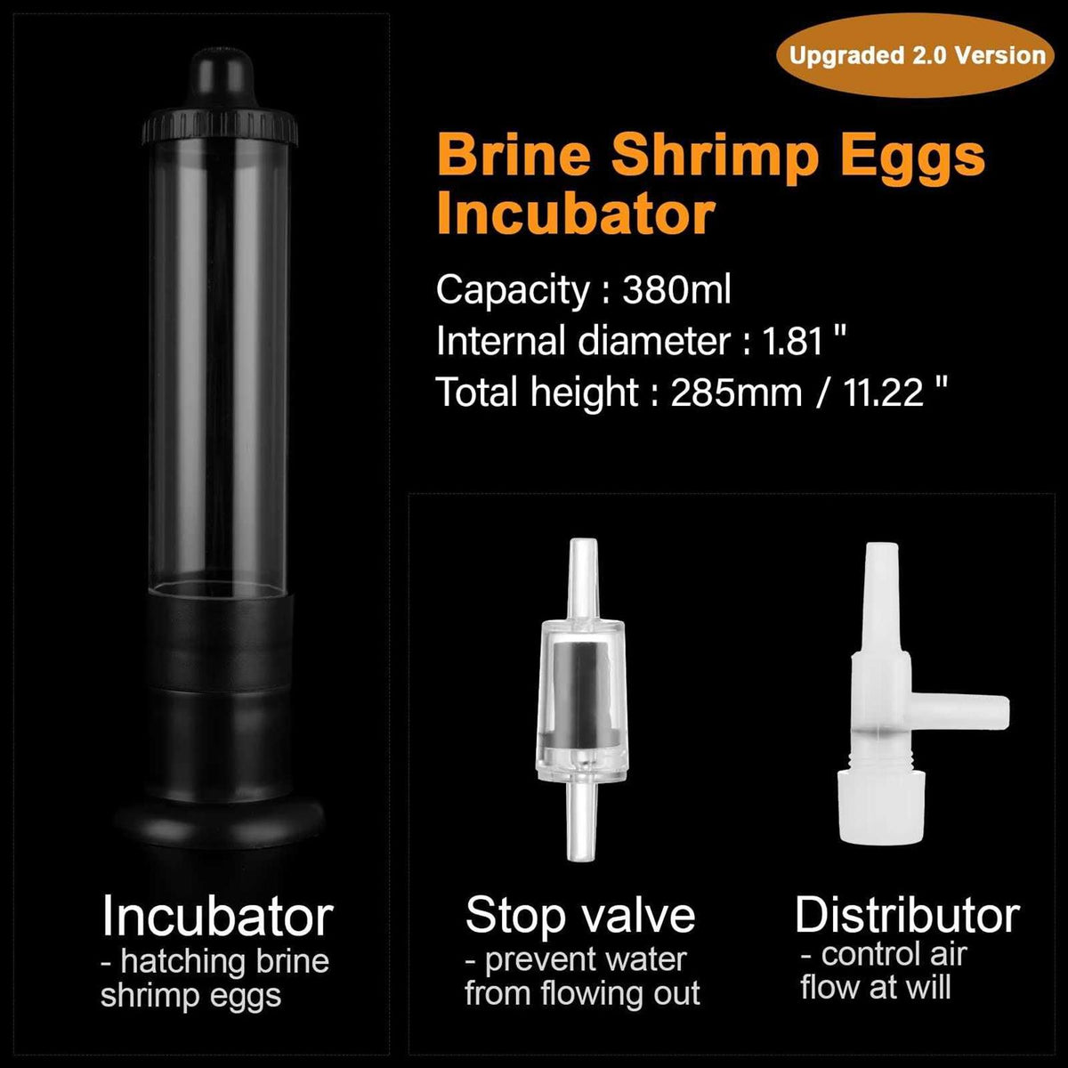 Brine Shrimp Eggs Incubator Hatchery Kit T87296