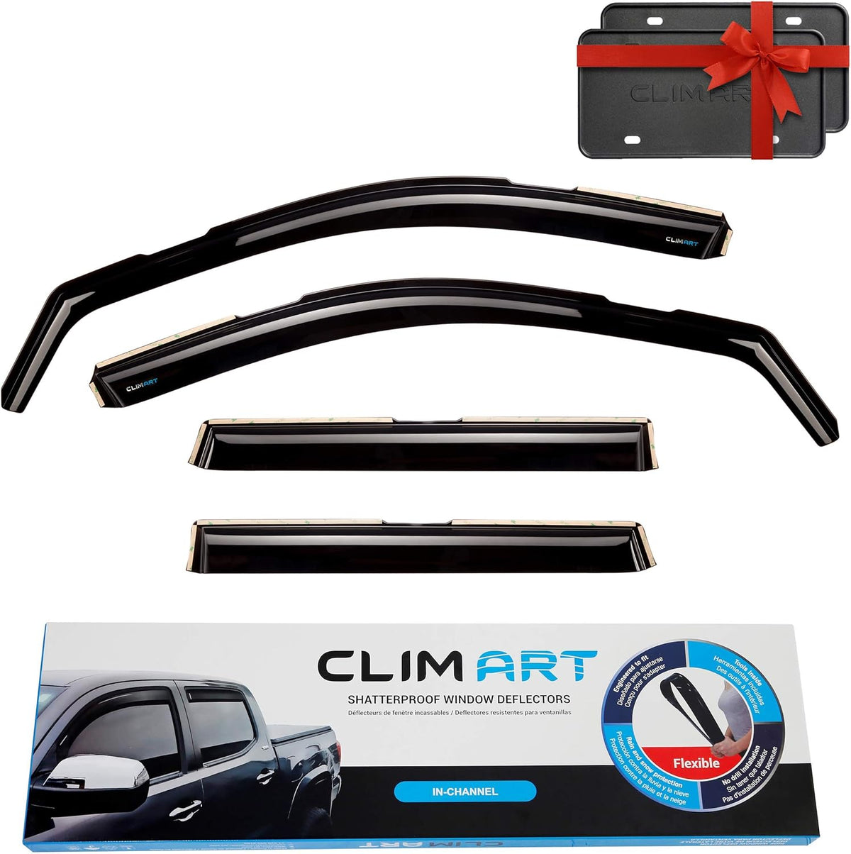 Dark Smoke Window Deflectors 4 pcs V55710