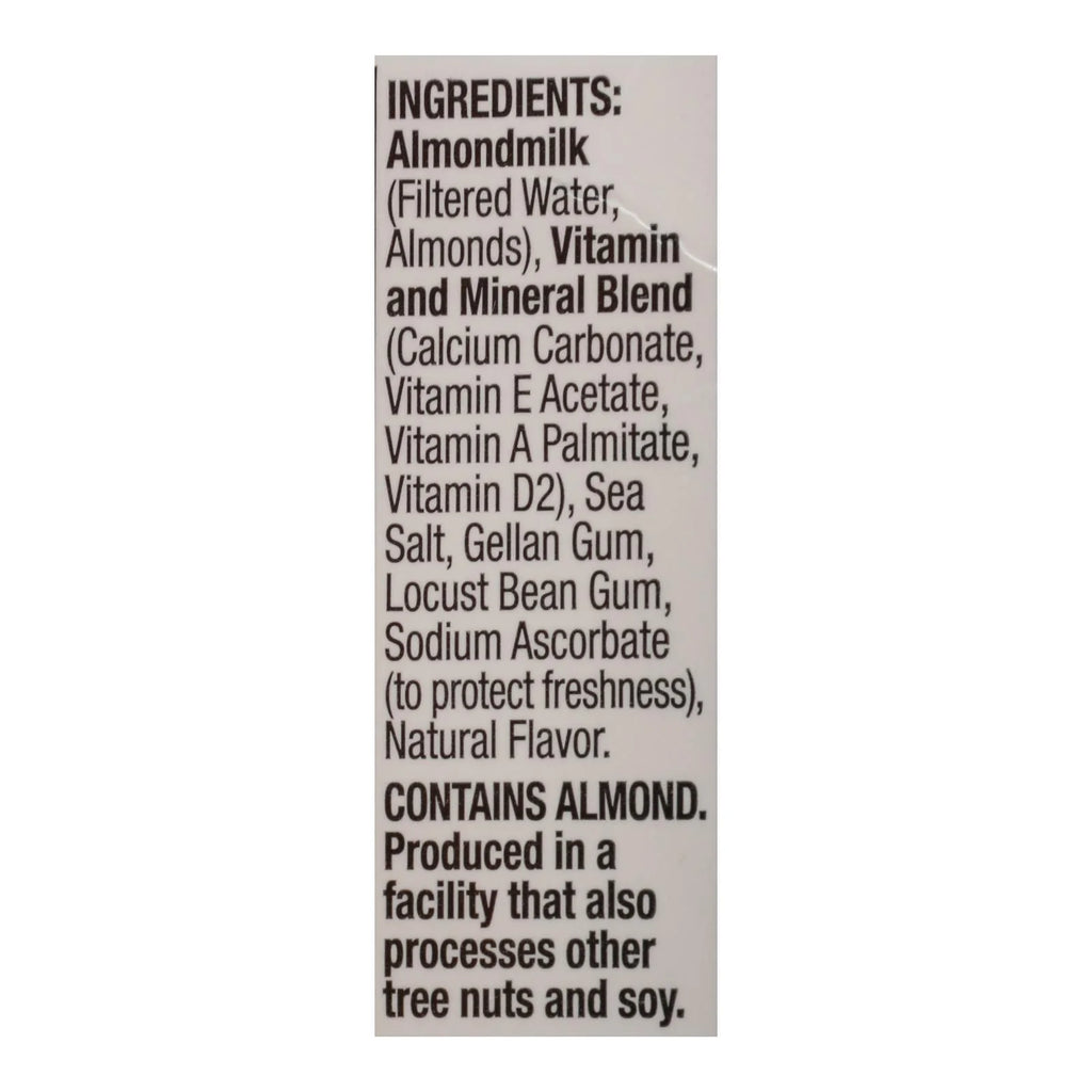 Unsweetened Vanilla Almond Milk - Case of 6 - 32 Fl oz. W36230