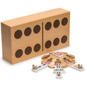 Double 12 Dominoes Set with Wooden Hub and Scorepad H48810