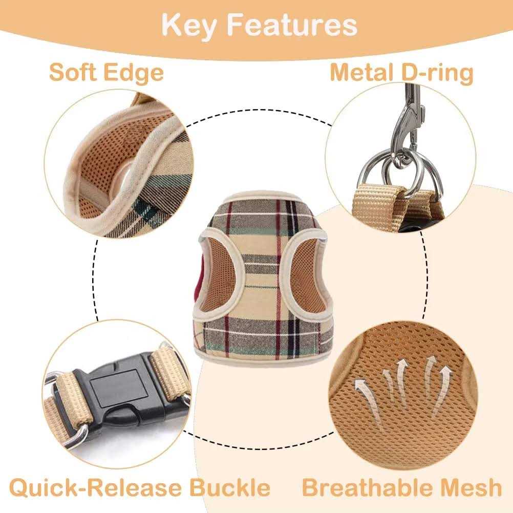 Soft Mesh Padded Dog Harness X10695