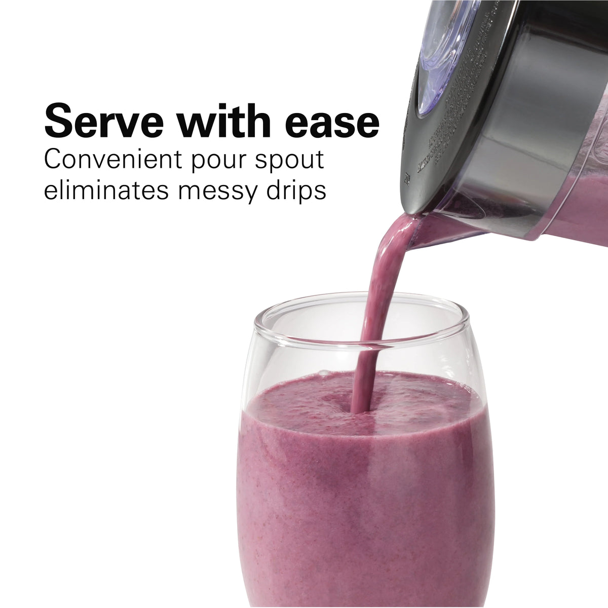 Black 48 oz. Smoothie Blender J68659
