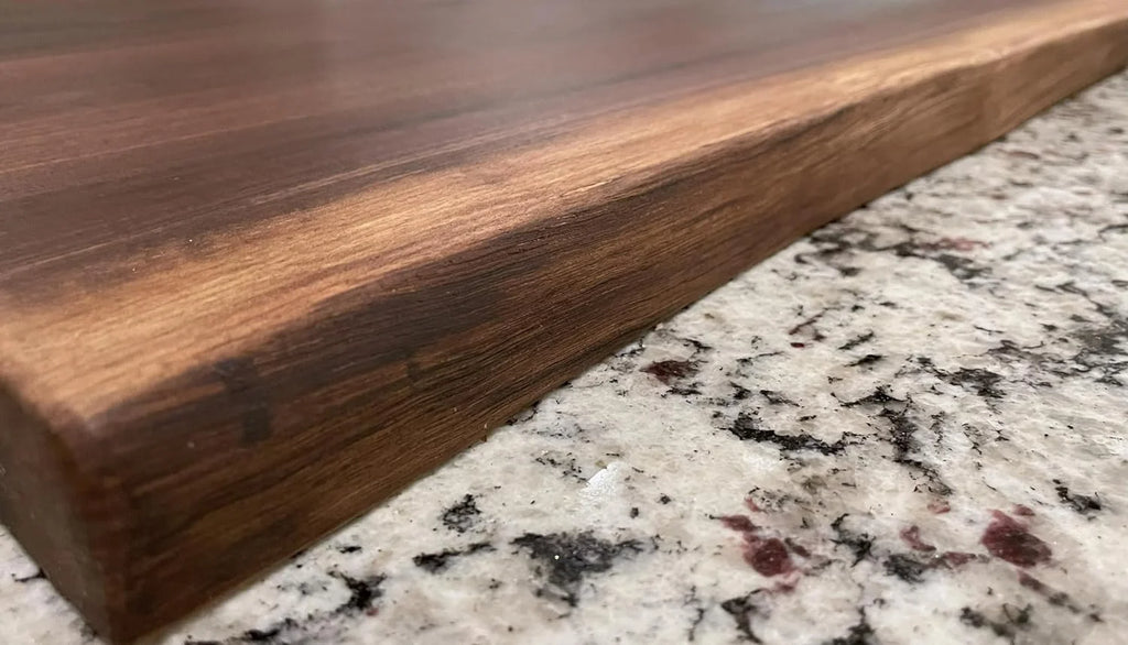 Black Walnut Live Edge Wood Serving Platter M942215