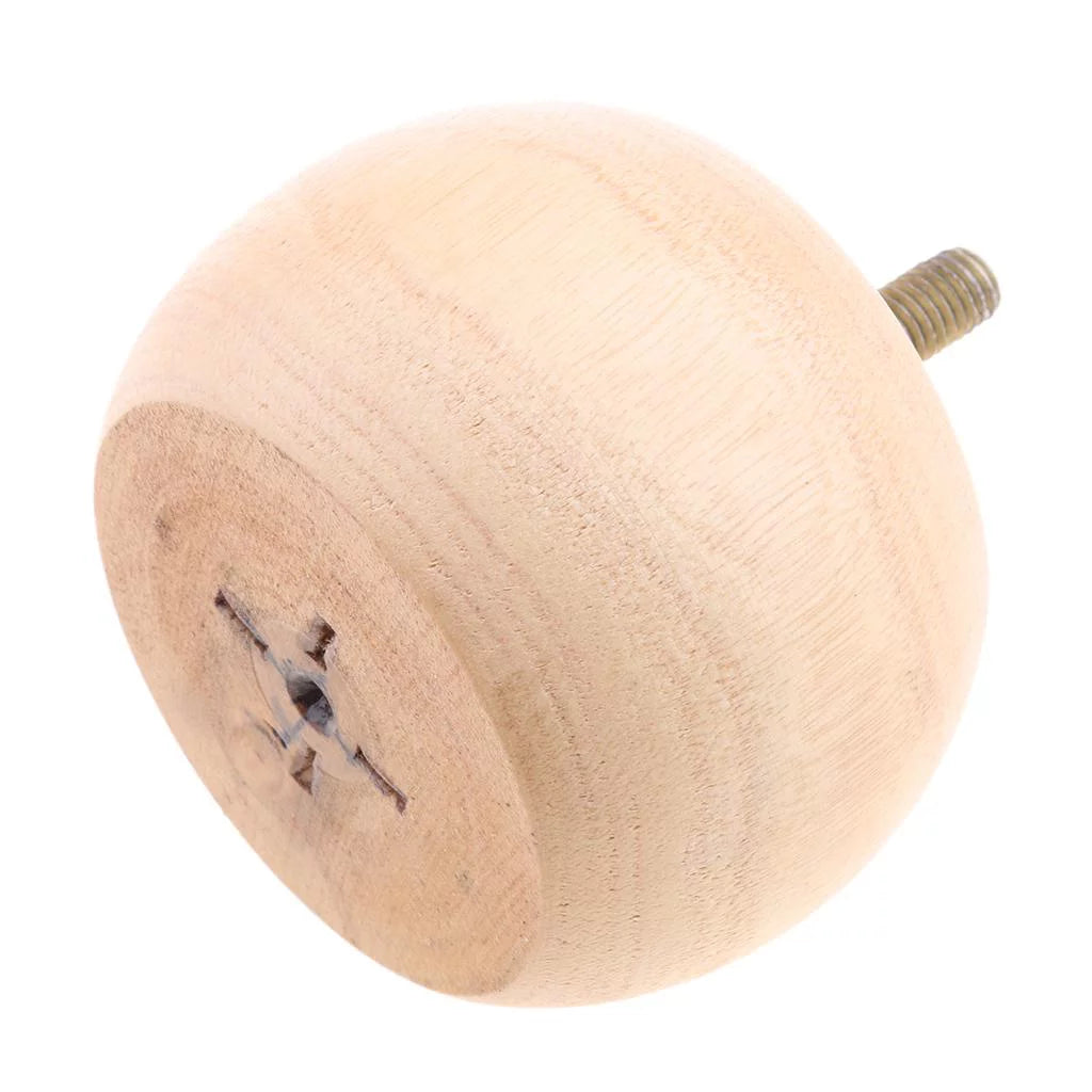 Solid Wood Round Furniture Legs 8 Packs T296857