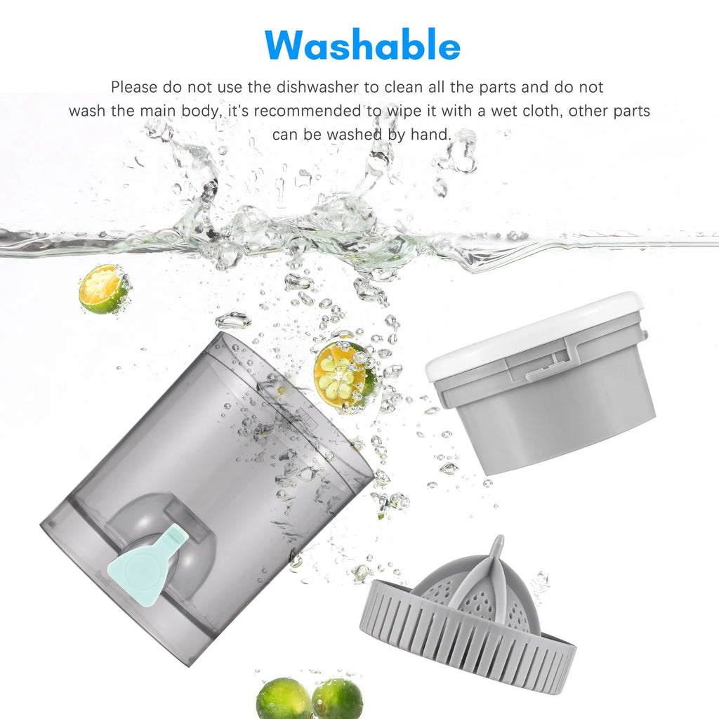 Electric Orange Juice Squeezer Portable Citrus Juicer USB Powered Detachable Washable Z19316