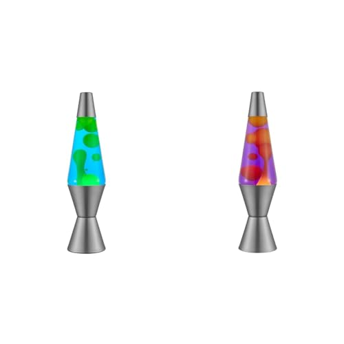 14.5" Yellow/Green Wax and Blue Liquid Motion Light H41717