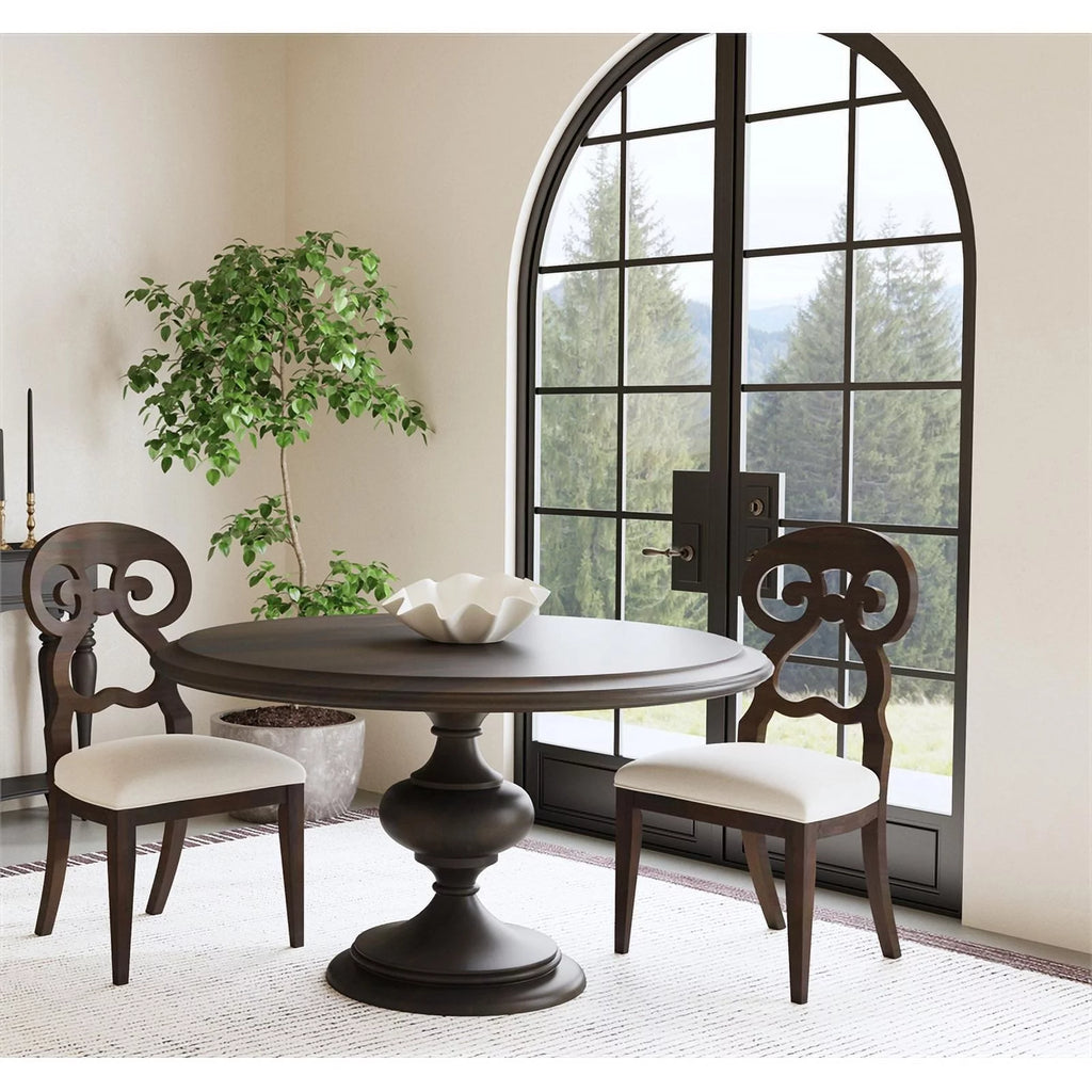 5-Piece Dining Table and 4 Side Chairs in Espresso S94691