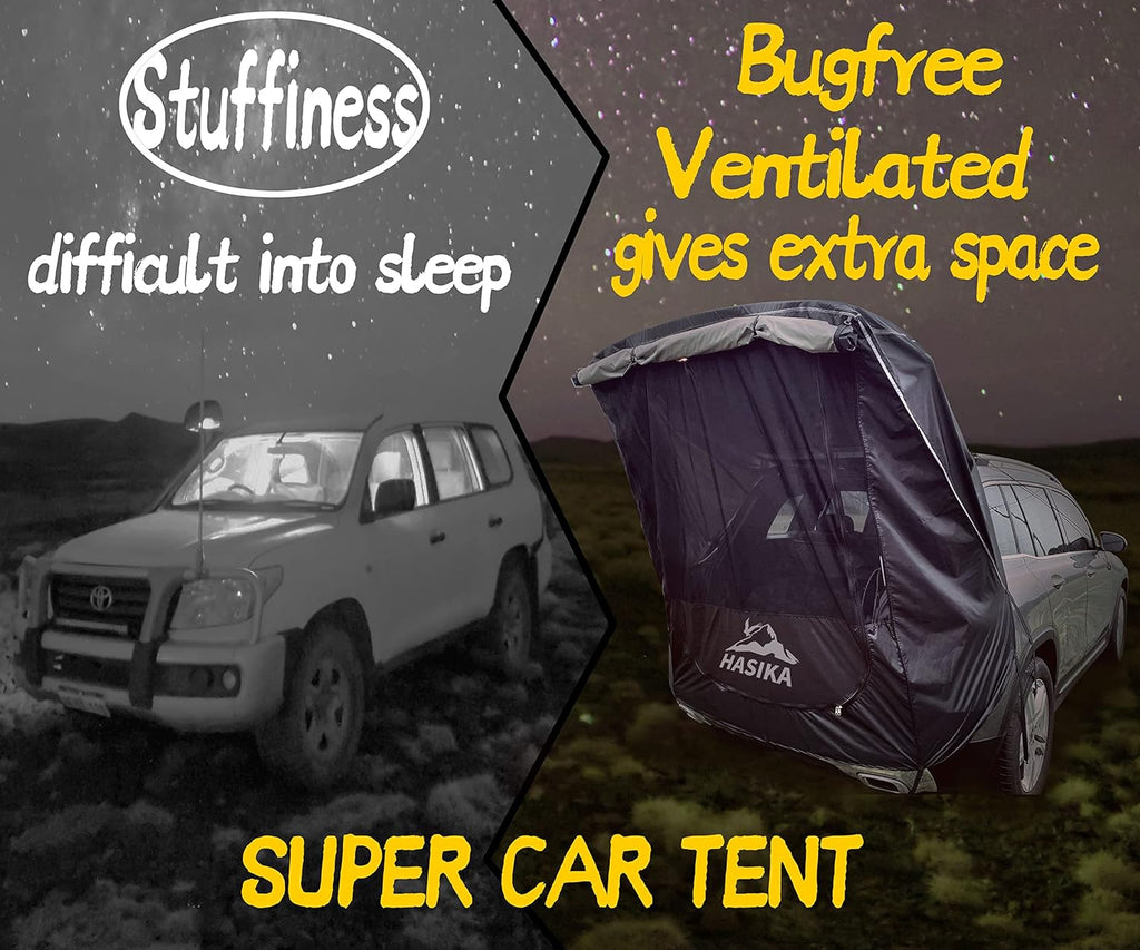 Yellow Waterproof Awning Tent for SUV F897028
