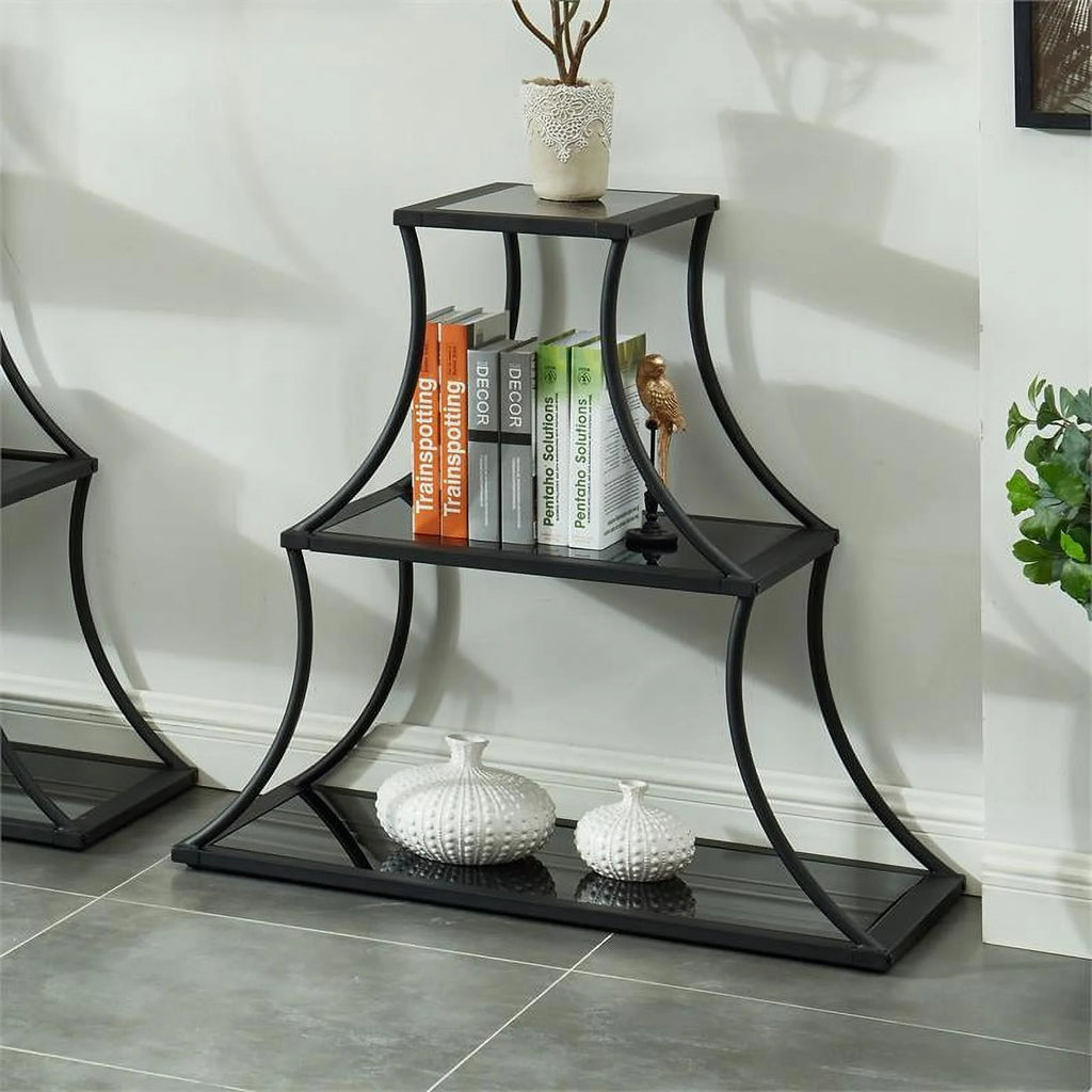 Industrial Metal 3-Shelf Bookcase Y488020