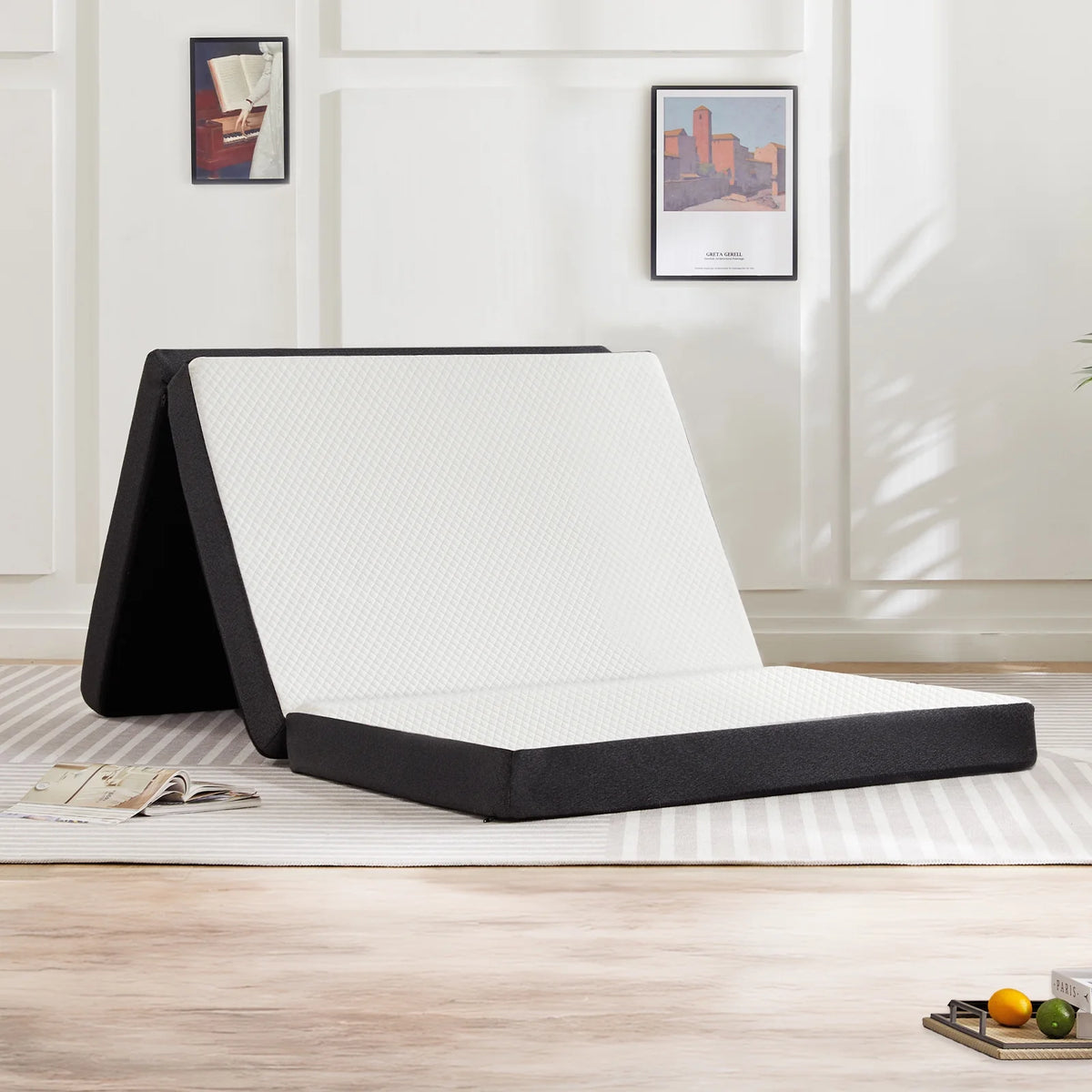 4 inch Tri-fold Memory Foam Mattress Topper M7429