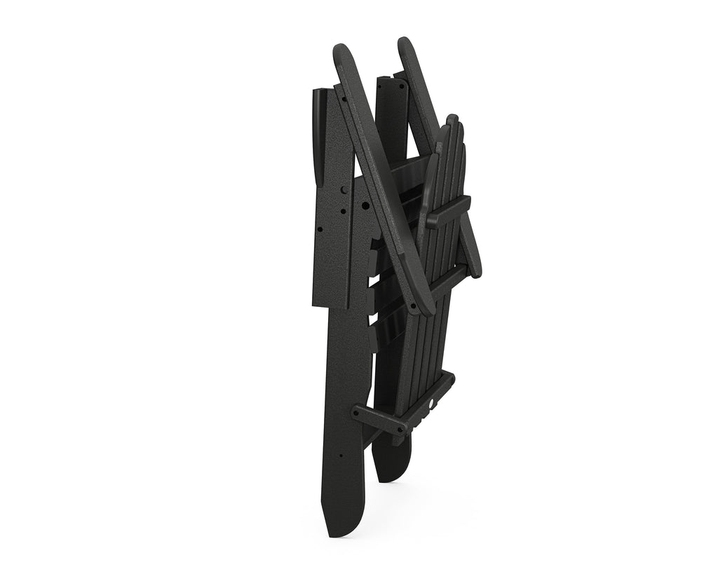 Black 3-Piece Folding Adirondack Set X7878