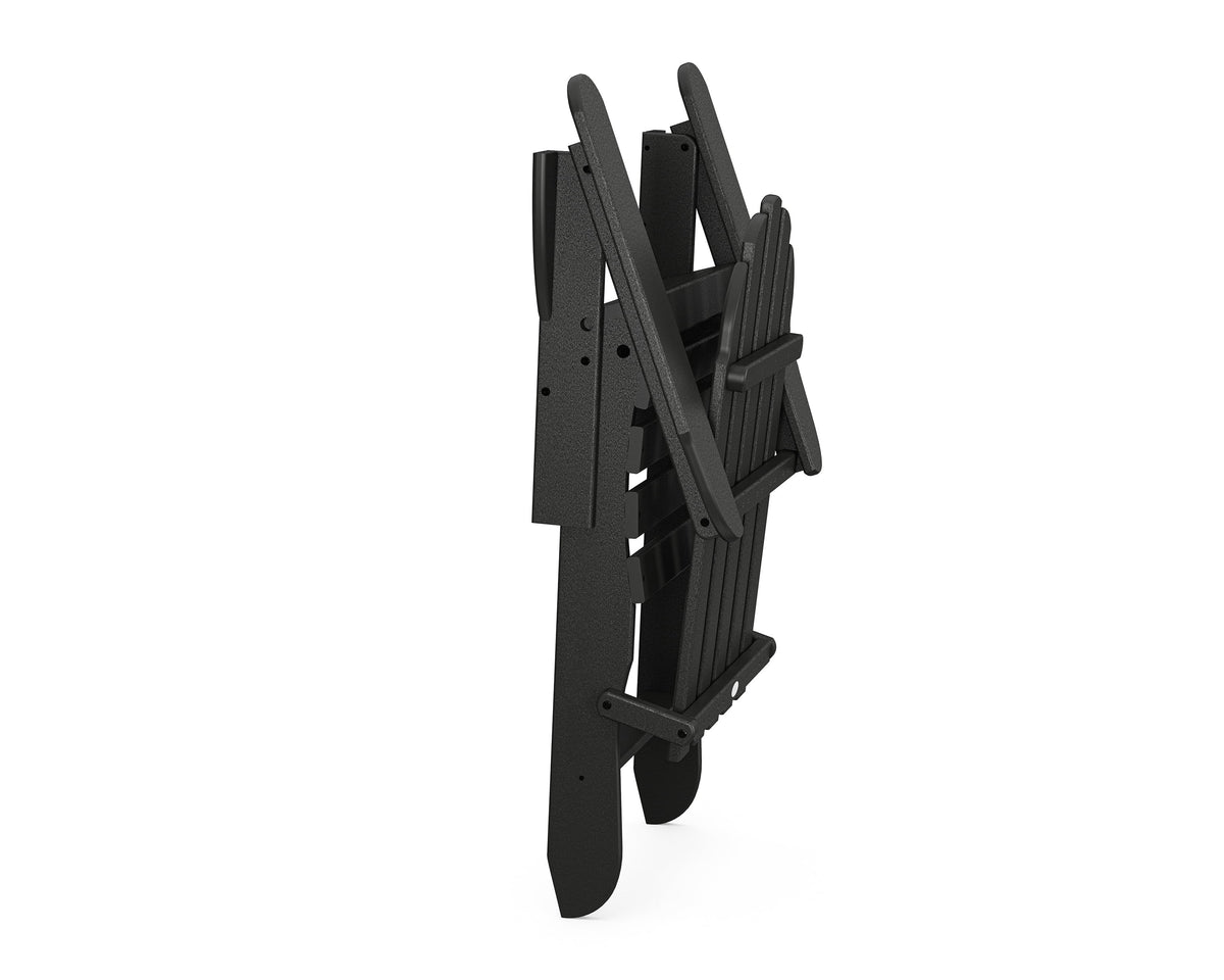 Black 3-Piece Folding Adirondack Set X7878