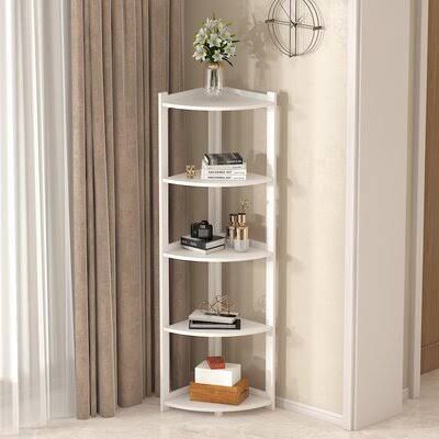 White Corner Bookcase M91110