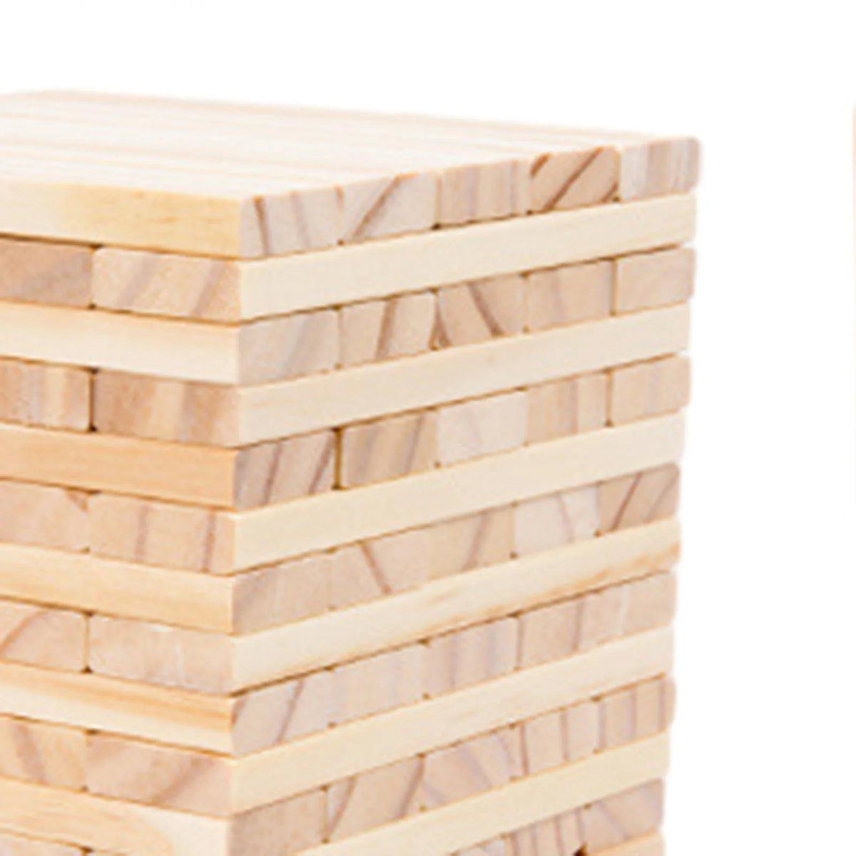 100 Pieces Wooden Blocks Stacking Game Building Kits Board Games W49478