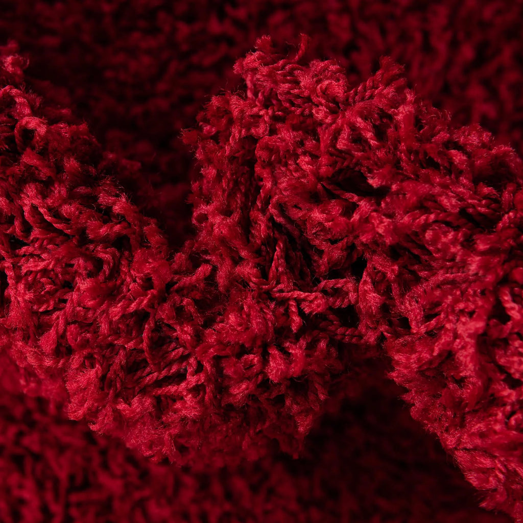 Cherry Red 5' x 8' Shag Rug H428539