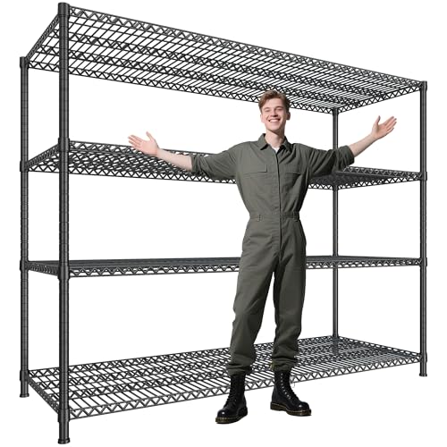 68.1"W 2500LBS Adjustable Wire Shelving Unit T245324