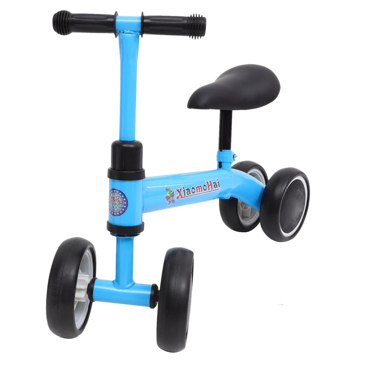 4 Wheels Blue Balance Bike D608