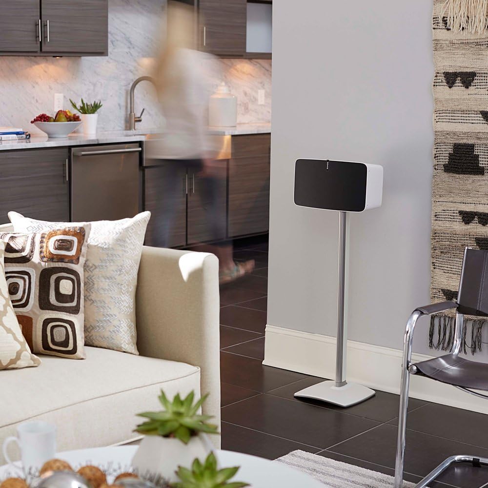 White Wireless Speaker Stand M890503